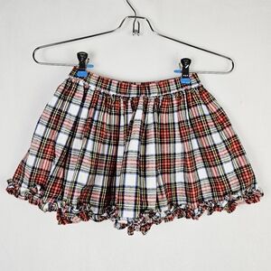 J. Crew Crewcuts Plaid Ruffle Skirt Red Size XS